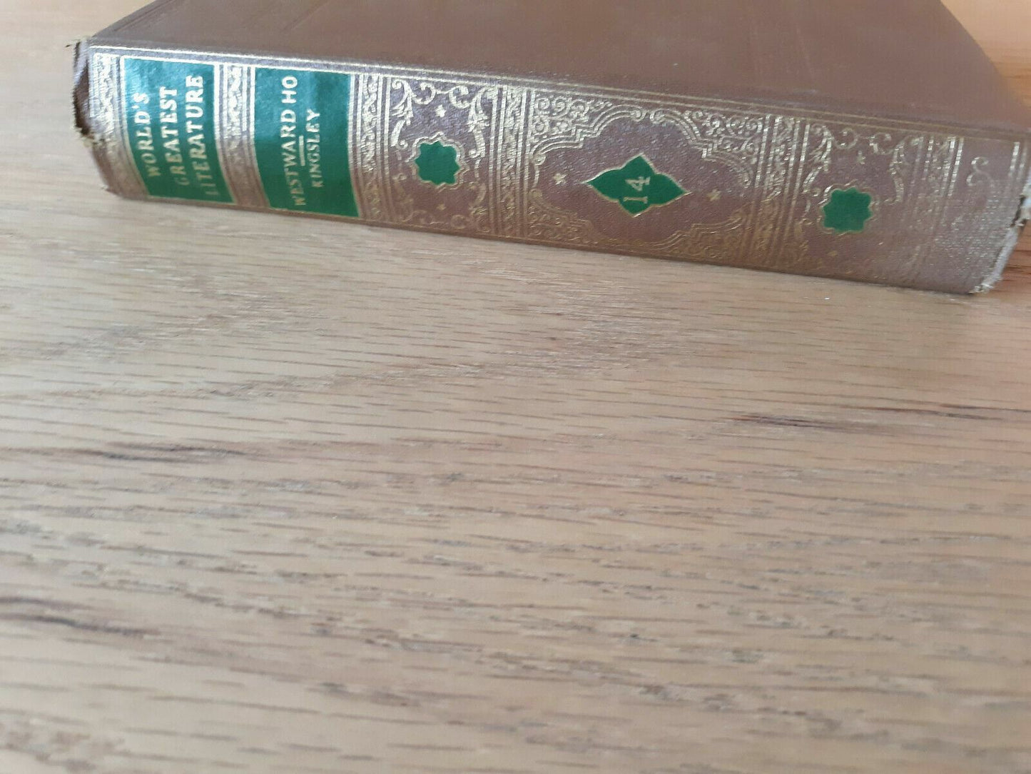 Westward Ho By Charles Kingsley Volume #14 Worlds Greatest Literature Book 1936