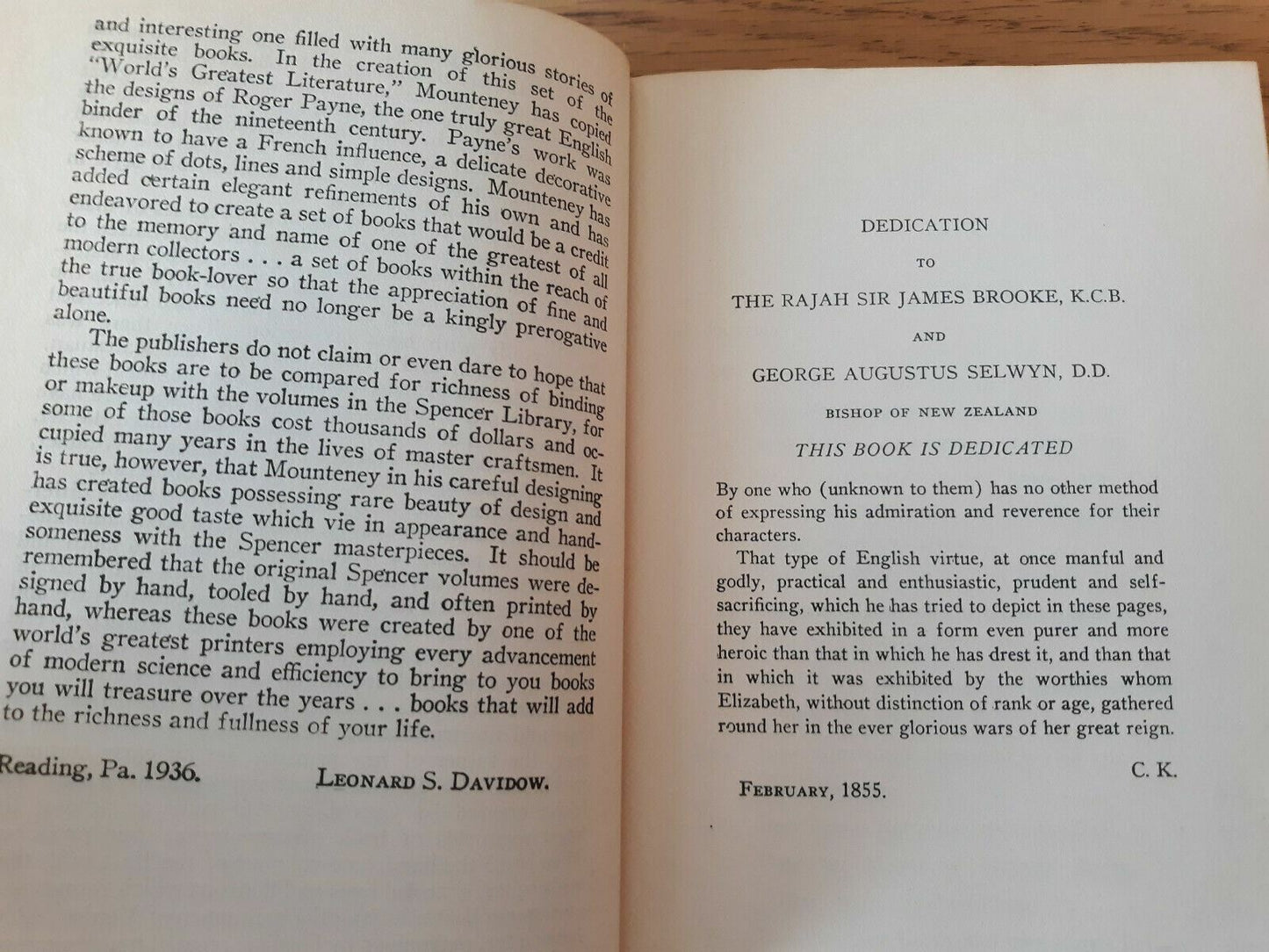 Westward Ho By Charles Kingsley Volume #14 Worlds Greatest Literature Book 1936