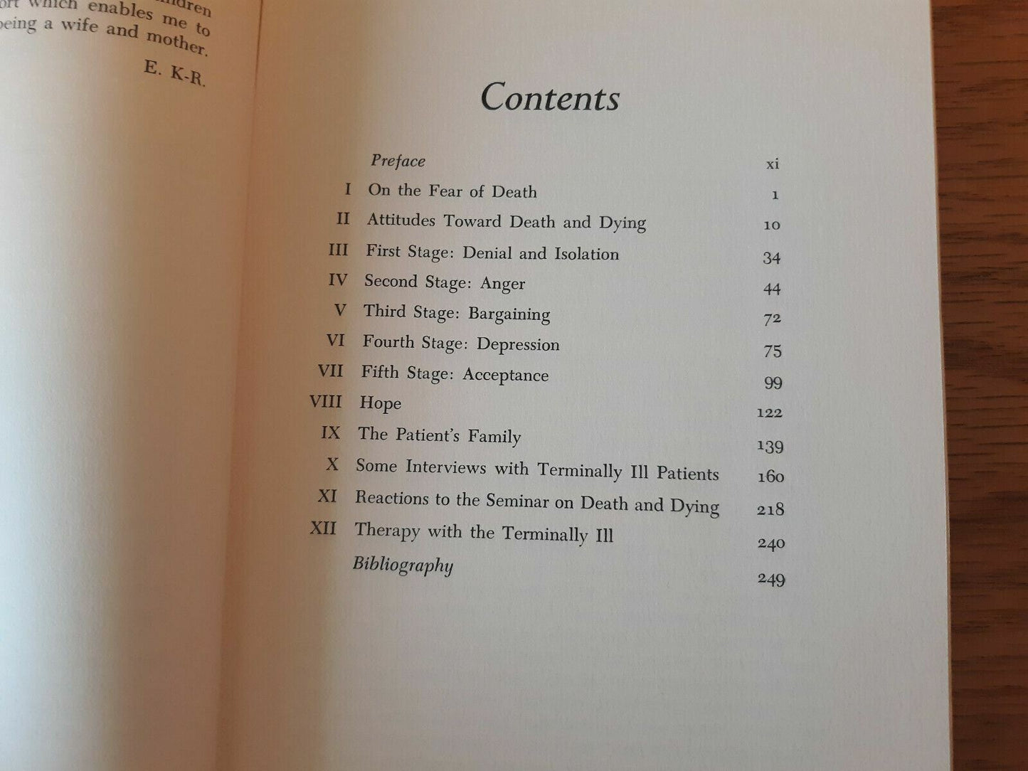 On Death and Dying by Elisabeth Kubler-Ross 1969 1st Printing Hardcover