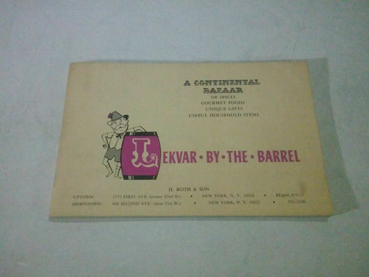 VTG Kitchen Gadget PRODUCT CATALOG Lekvar Continental Bazaar Spices Gifts Roth