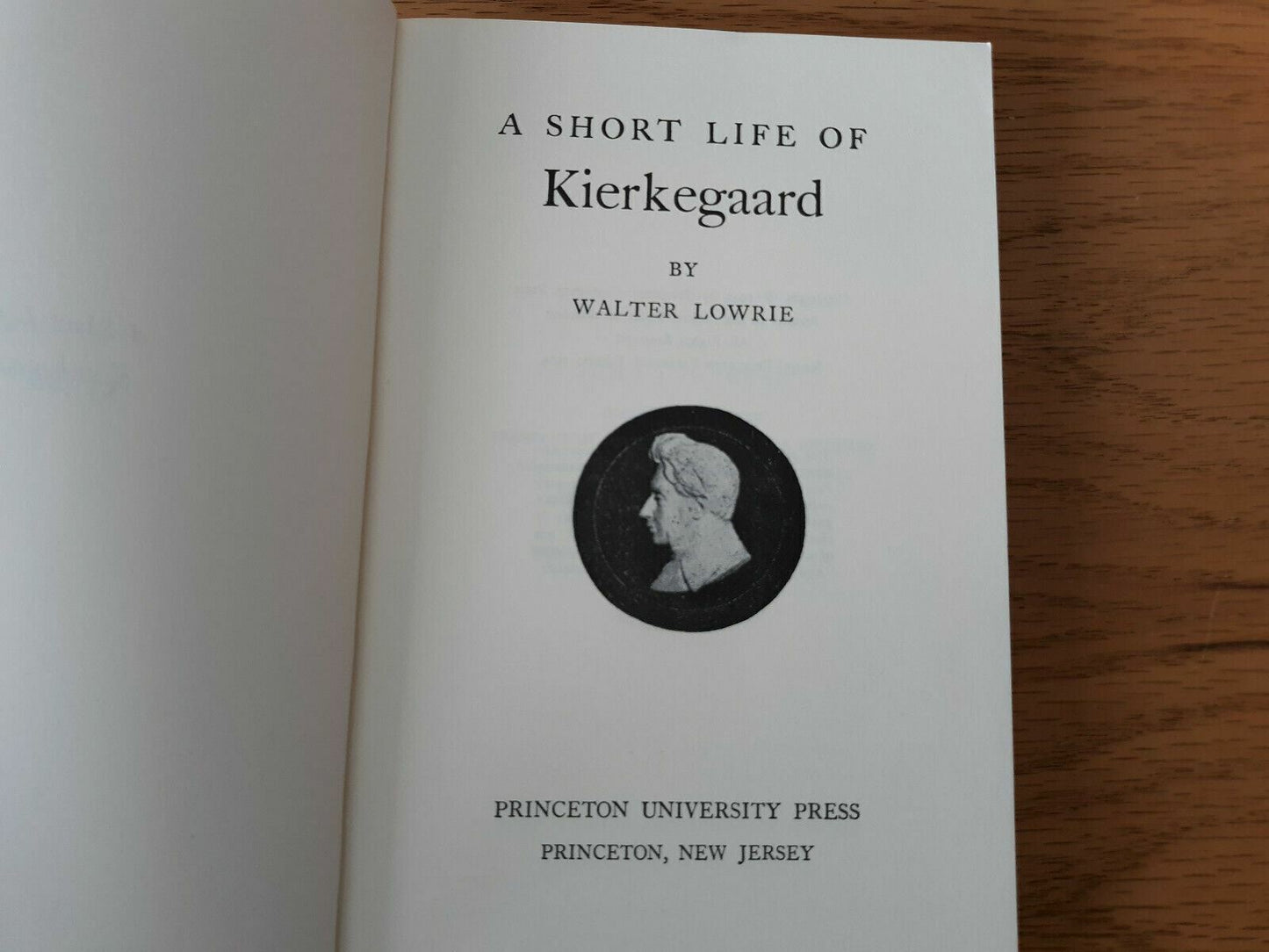 A Short Life of Kierkegaard by Walter Lowrie 1965 Paperback