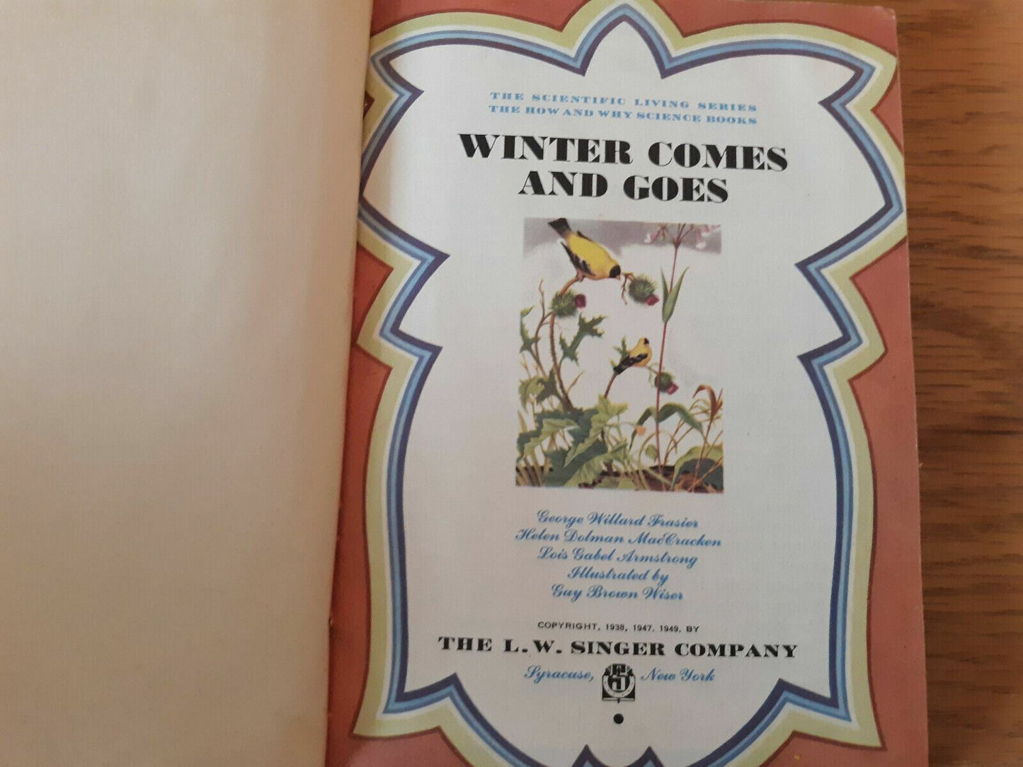 Winter Comes and Goes The Scientific Living Series The L.W. Singer Company 1949