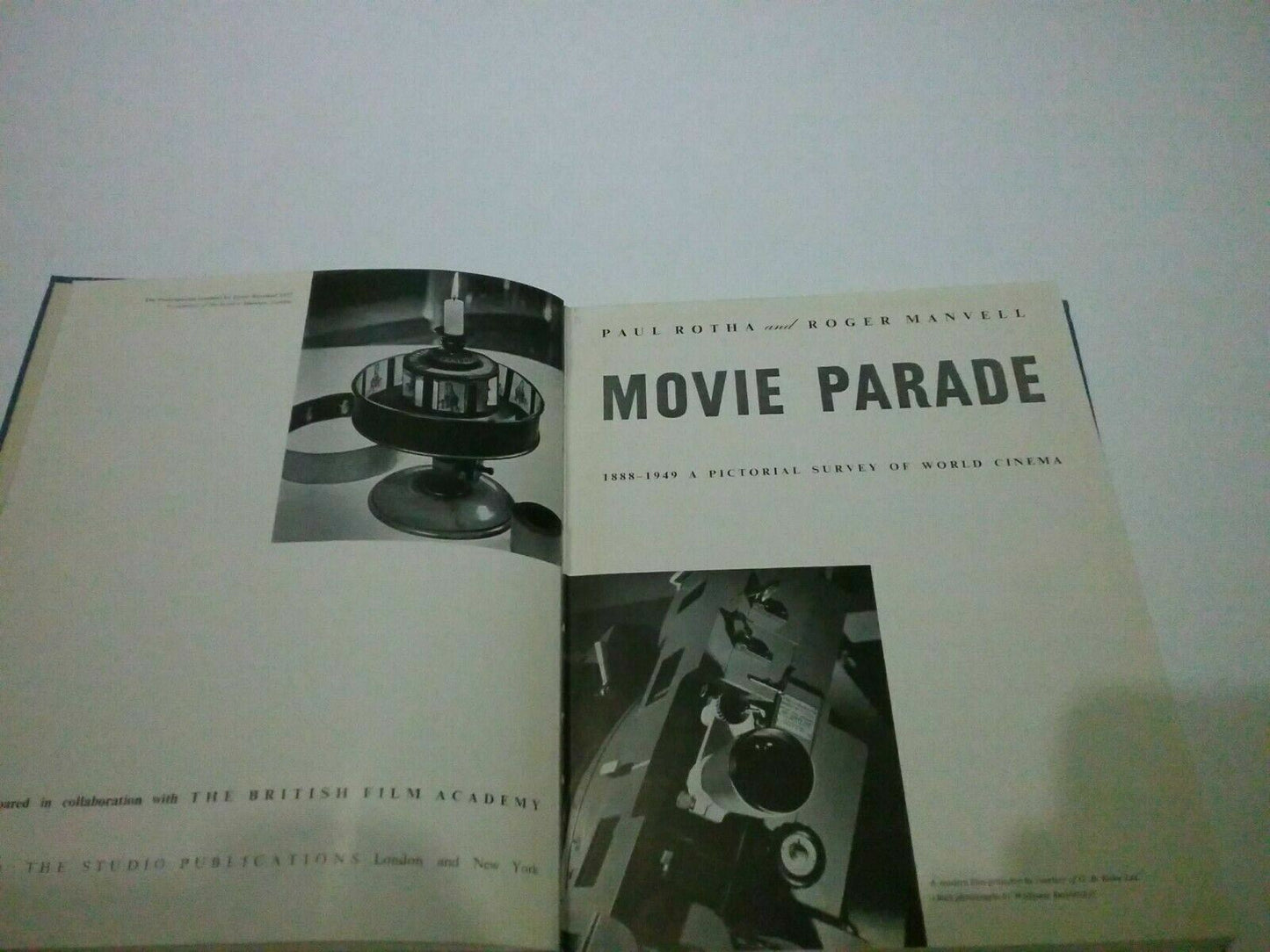 Cinema book-movie parade-paul rotha and oger manvell