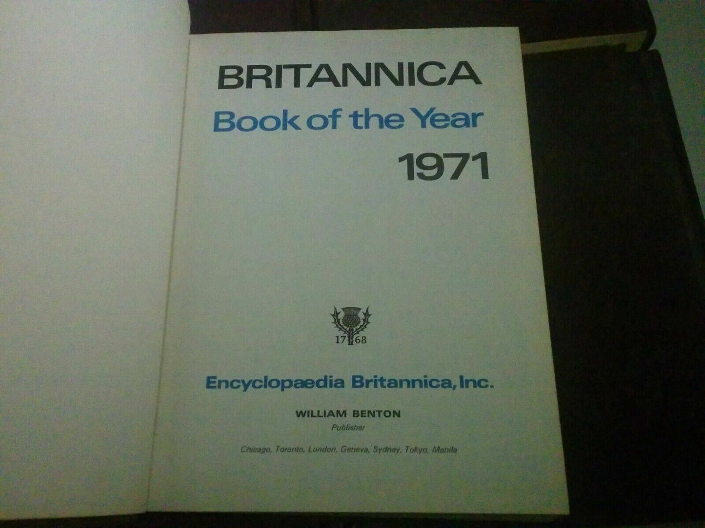 Britannica Encyclopedia Book of the Year Collection 1968 1969 1970 1971 1972 197