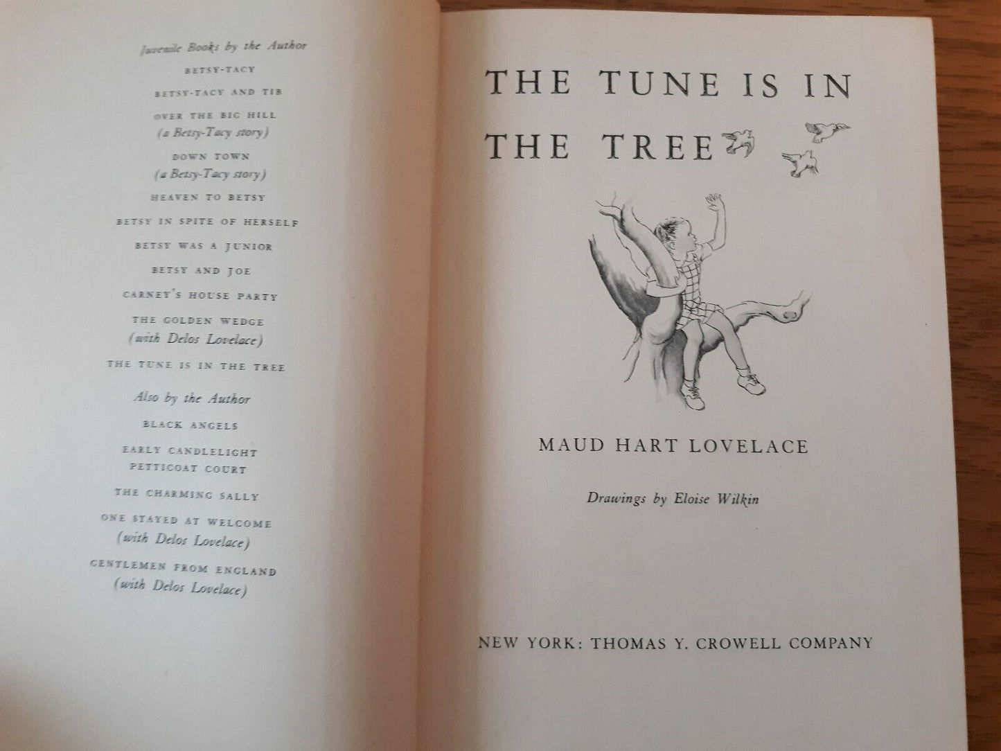 The Tune is In the Tree 1950 Maud Lovelace Hardcover 1st Edition