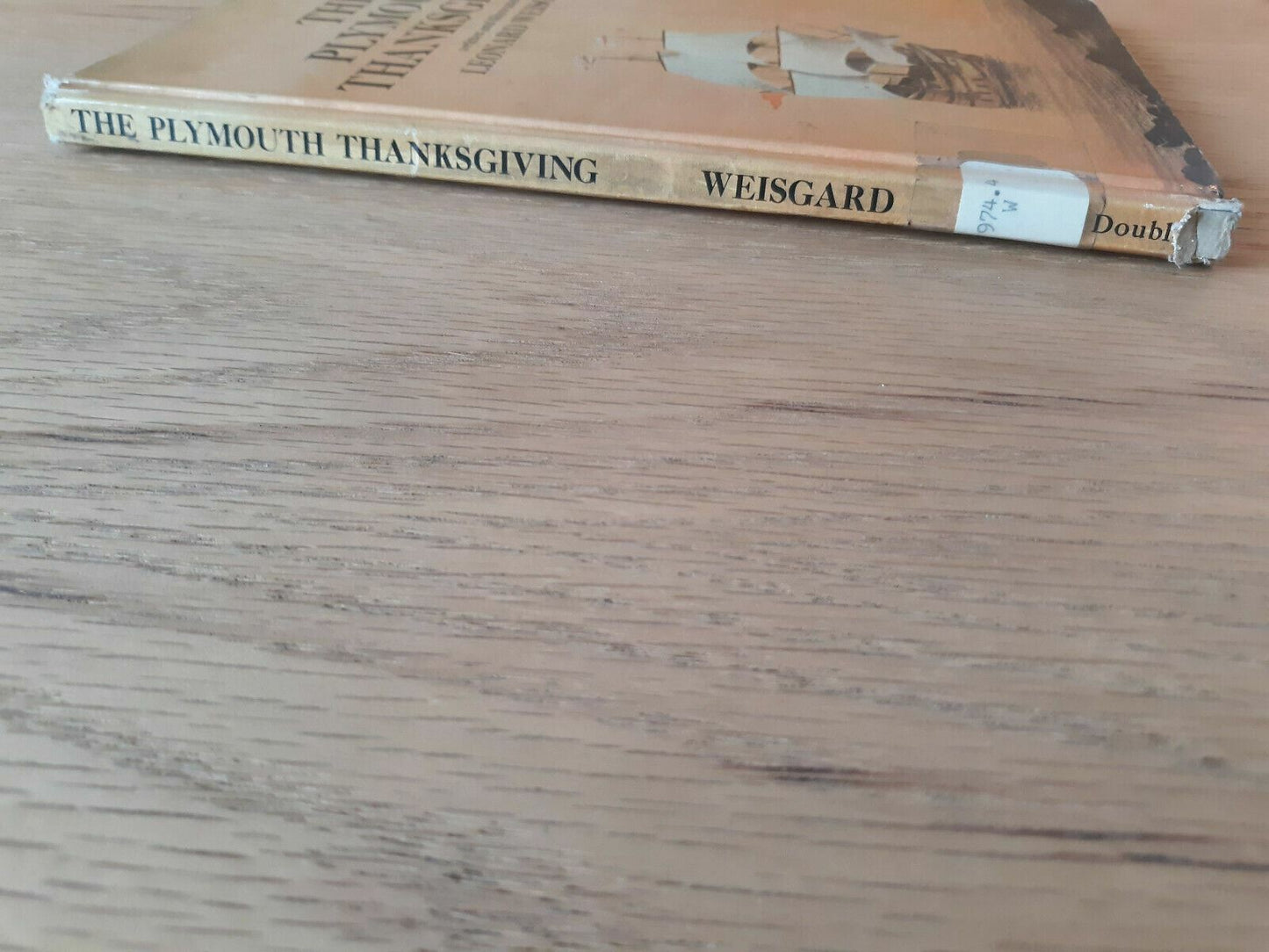 The Plymouth Thanksgiving by Leonard Weisgard HC 1967