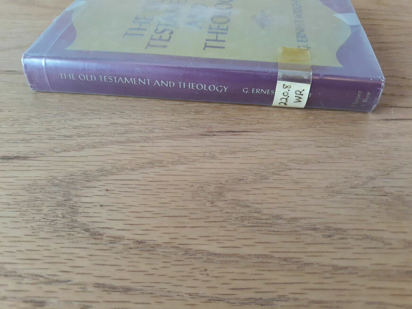 The Old Testament and Theology Hardcover 1969 G Ernest Wright 1st Edition