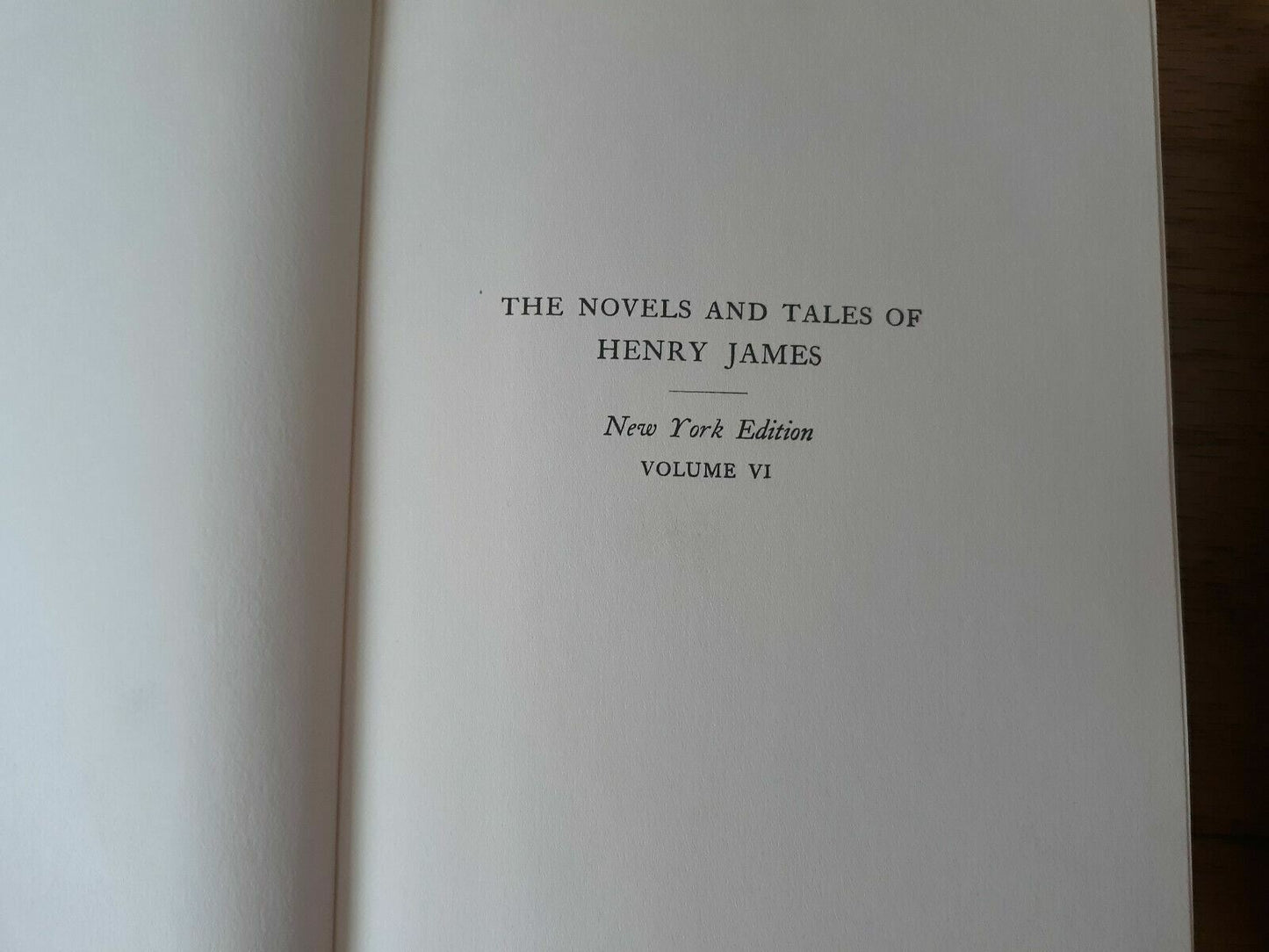 The Novels and Tales of Henry James New York Edition Vol V & VI Princess Casamas