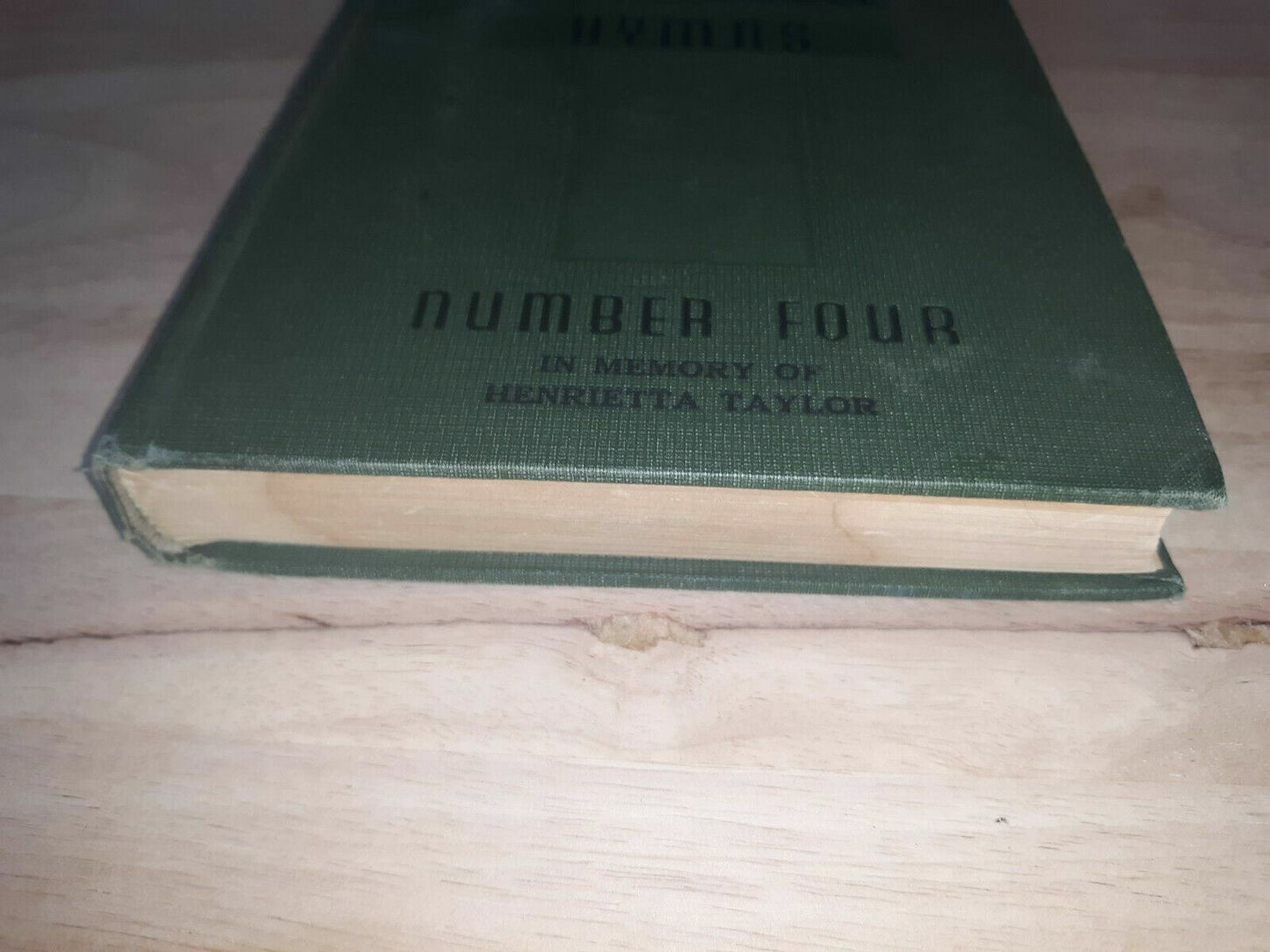 Vintage TABERNACLE HYMNS NUMBER FOUR Hardcover Hymn Book Printed in 1962