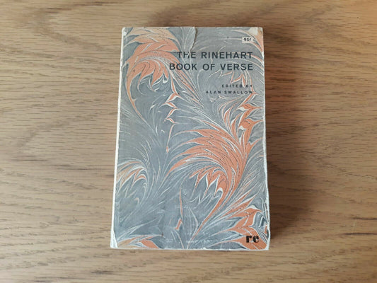 The Rinehart Book of Verse by Alan Swallow 1966 Paperback