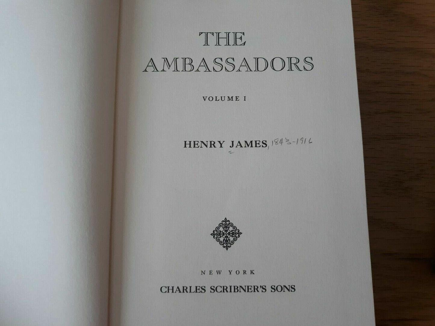 The Novels and Tales of Henry James New York Edition Vol XXI & XXII Ambassadors