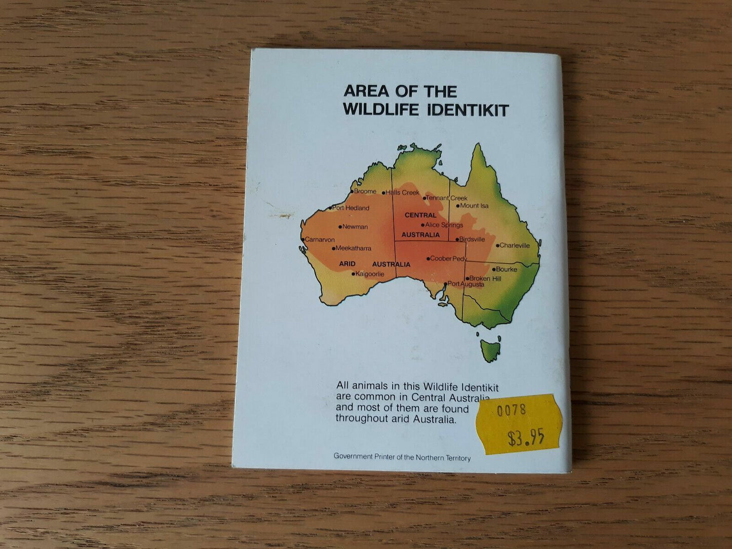 Wildlife Identikit Common Animals of Central and Arid Australia by Peter King