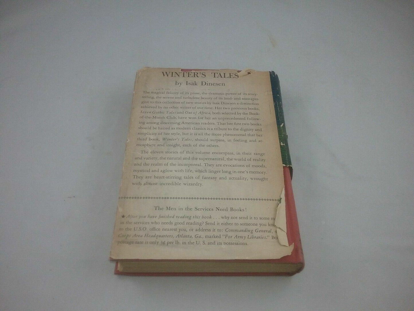 Winter's Tales by Isak Dinesen 1942 Random House