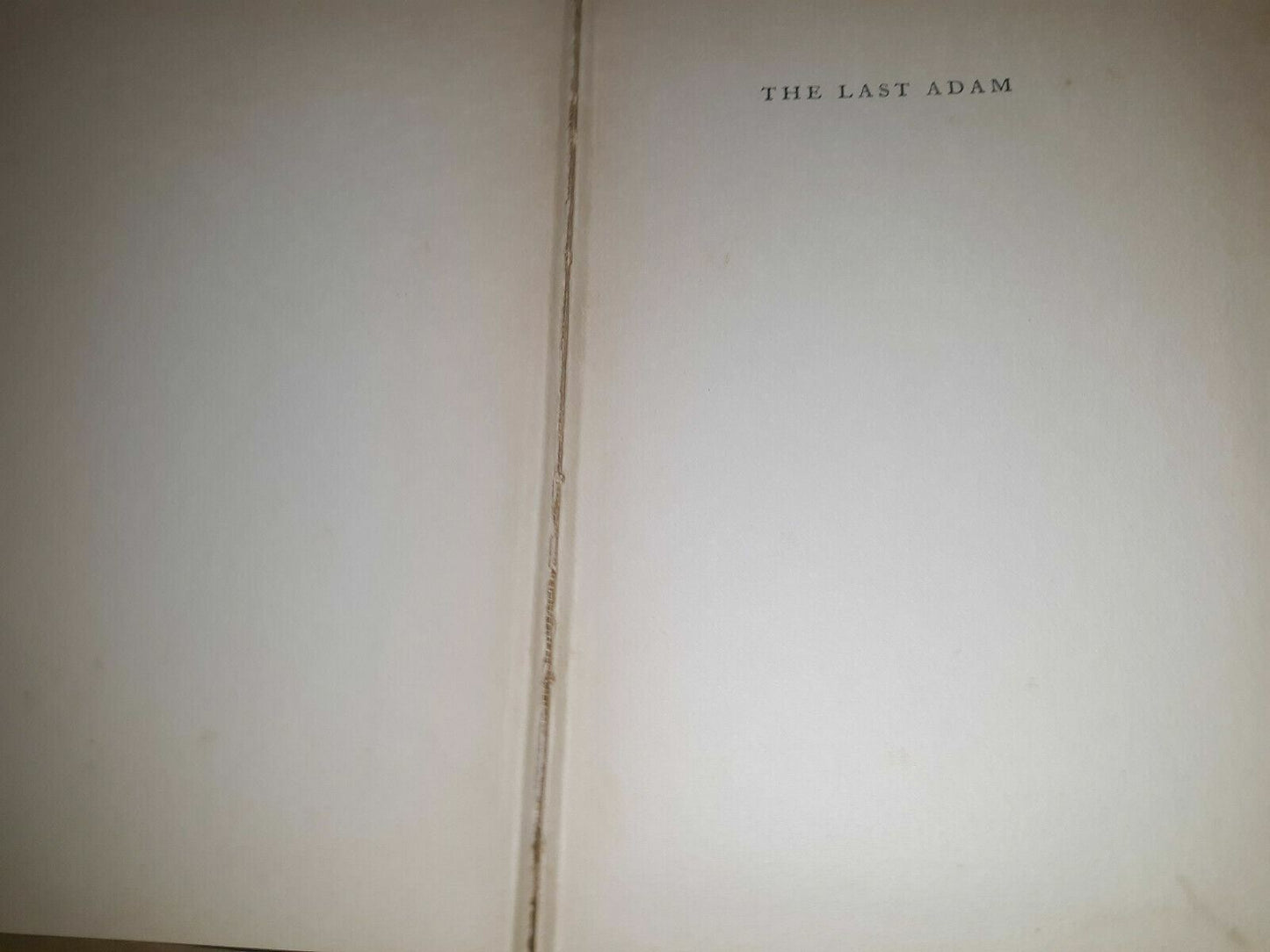 The Last Adam by James Gould Cozzens Stated 1st Edition 1933