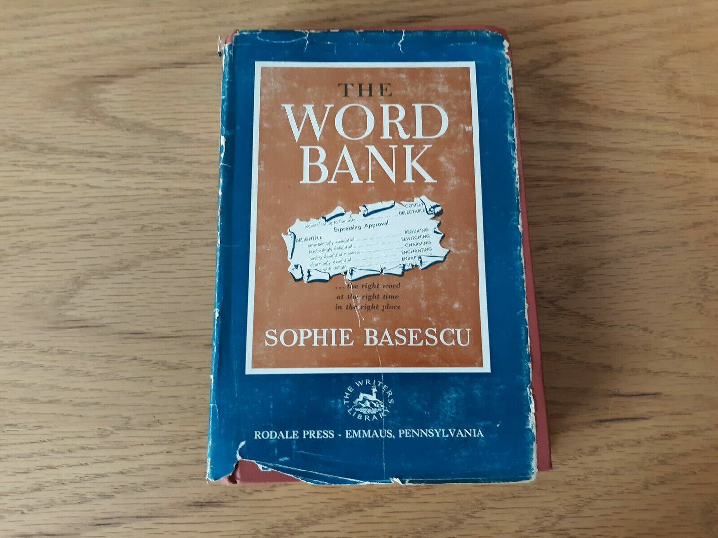 The Word Bank by Sophie Basescu 1951 The Rodale Press Hardcover