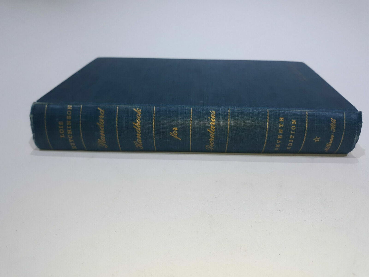 Vintage "STANDARD HANDBOOK FOR SECRETARIES," 7th Edition/Lois Hutchinson/C1956