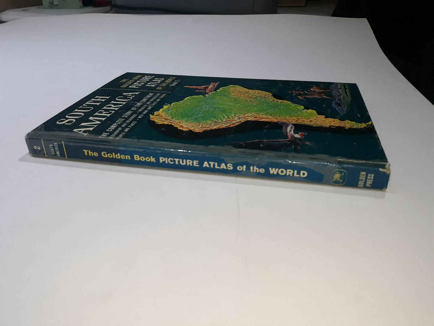 VTG South America The Golden Book Picture Atlas Of The World Book 2 1960