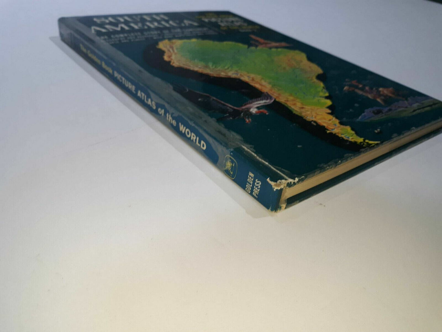 VTG South America The Golden Book Picture Atlas Of The World Book 2 1960