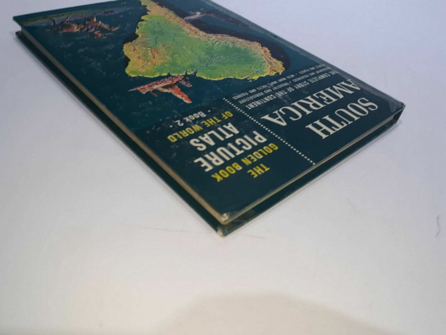 VTG South America The Golden Book Picture Atlas Of The World Book 2 1960