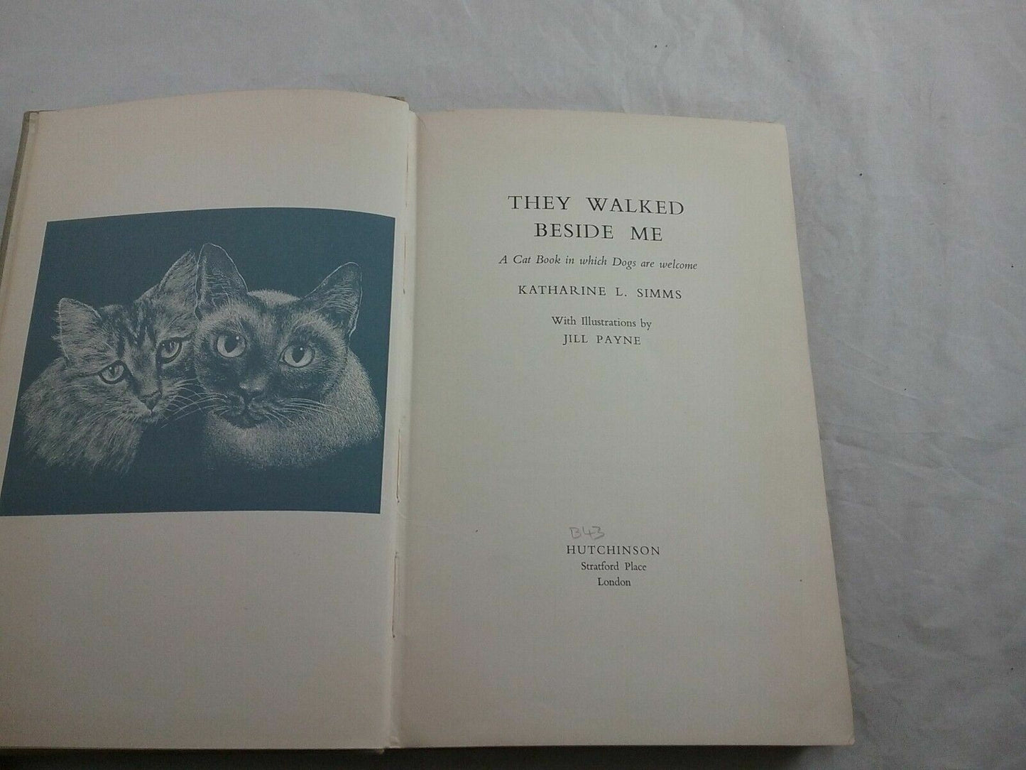 They Walked Beside Me Katharine Simms 1954 First Edition Illustrated