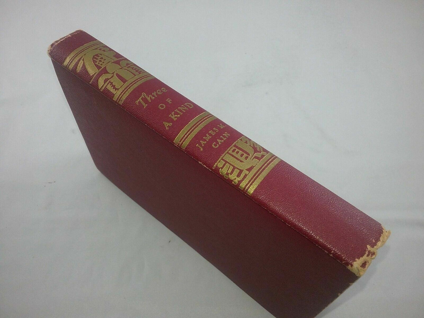 Three Of A Kind By James M.Cain 1944 Hardcover Adventure