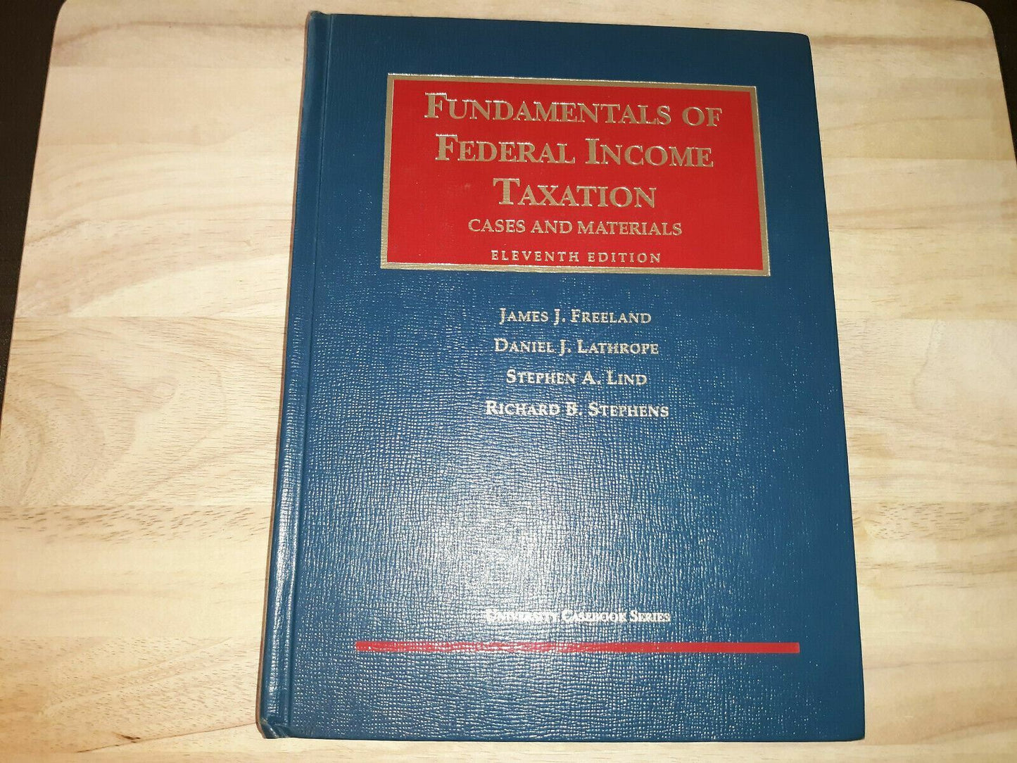 University Casebook Cases and Materials Fundamentals of Federal Income Reprint