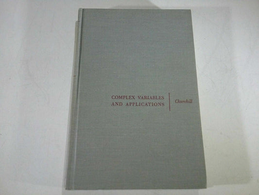 Vintage 1960 Complex Variables and Applications (2nd Ed) by Ruel V. Churchill Hb