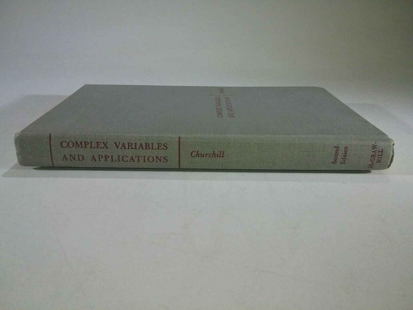 Vintage 1960 Complex Variables and Applications (2nd Ed) by Ruel V. Churchill Hb