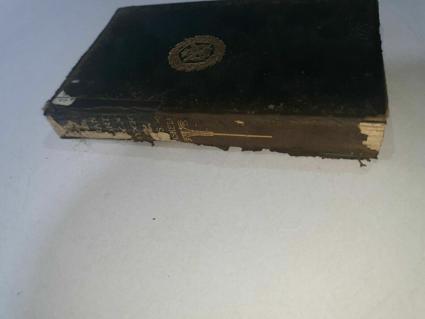Antique Cranford Mrs Gaskell Leather Published by Thomas Y Crowell & Co NY Book