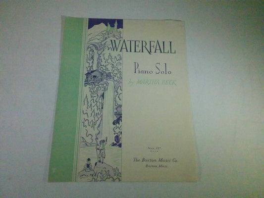 waterfall piano solo martha beck 1944