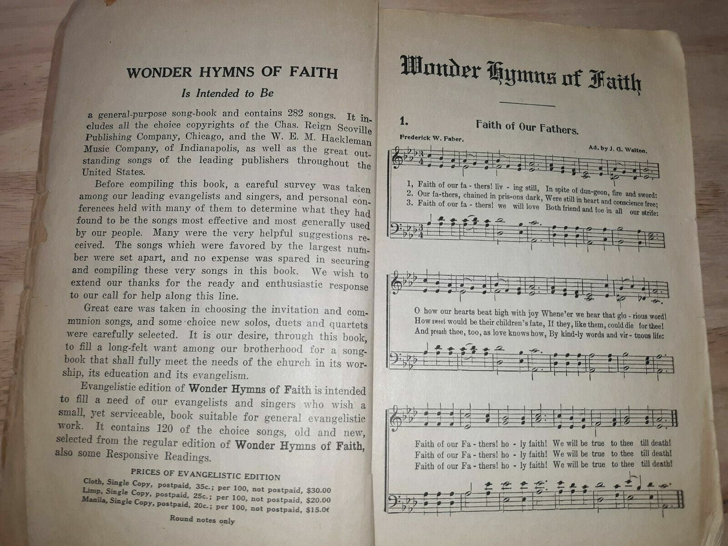 Wonder Hymns Of Faith Scoville Hackleman Sturgis