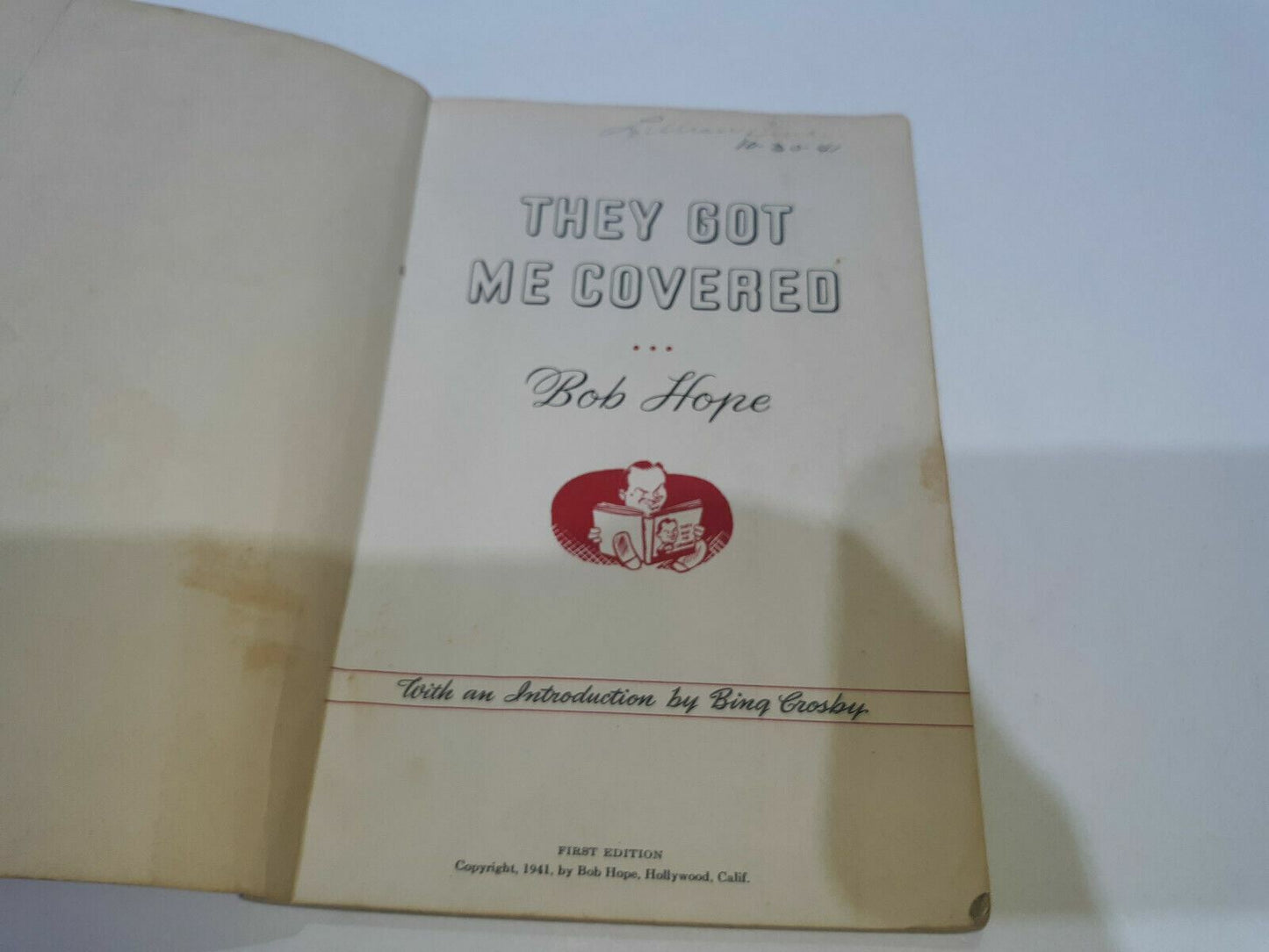 They Got Me Covered By Bob Hope 1941 First Edition