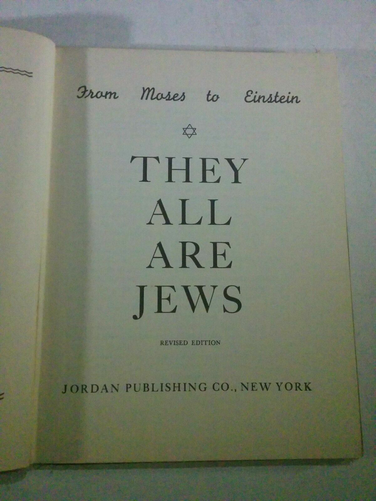 They All Are Jews 1957 Mac Davis Jordan Publishing Co