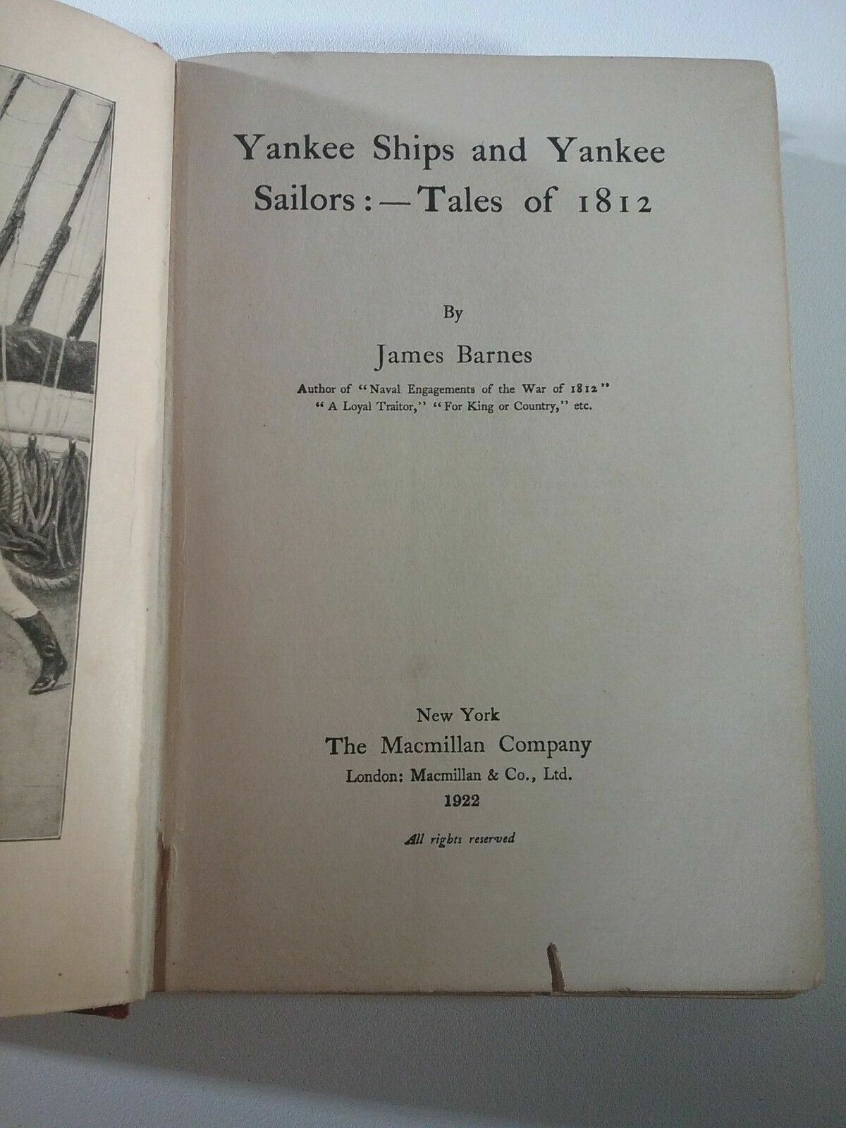 Yankee Ships And Yankee Sailors: Tales Of 1812, Year 1922