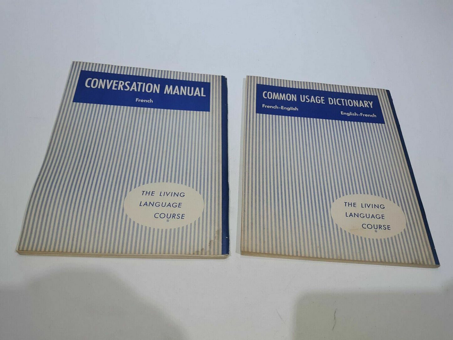 The Living Language Course French English Conversation Manual Common Dictionary