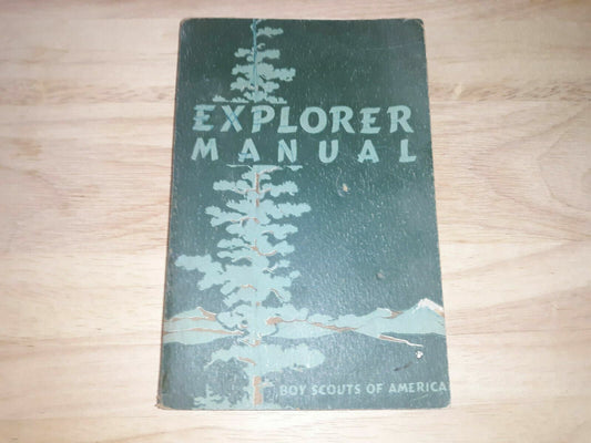 Vintage Boy Scouts Of America Explorer Manual, 1950 Copyright, Softcover