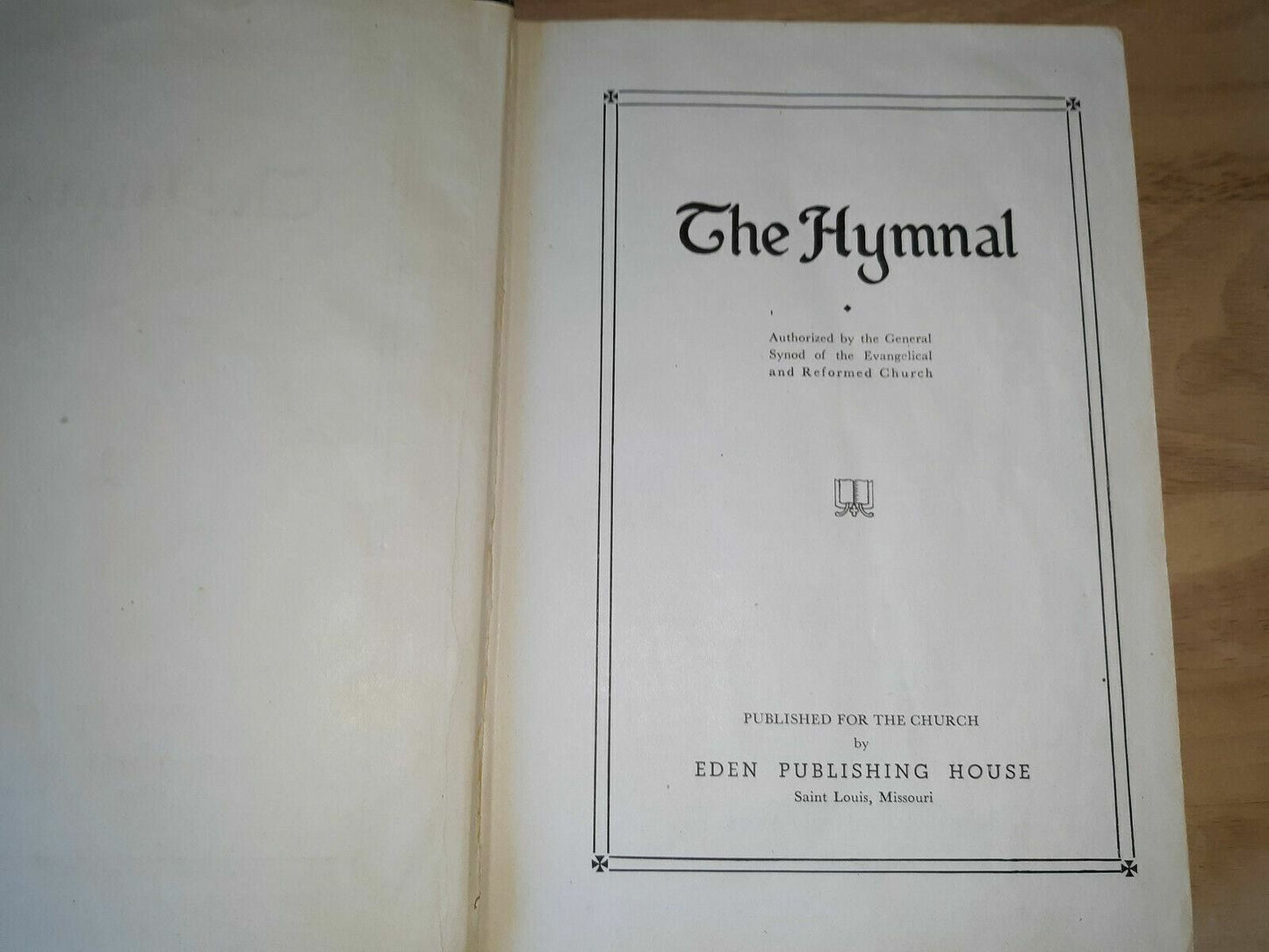 The Hymnal By General Synod Of The Evangelical And Reformed Church 1942