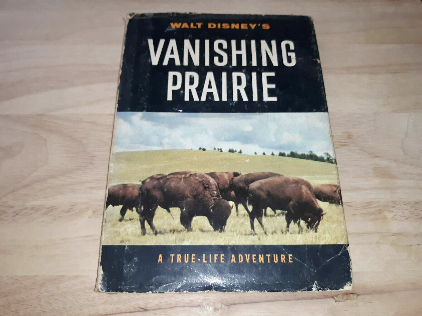 Vintage book WALT DISNEY "Vanishing Prairie A True Life Adventure" 1955