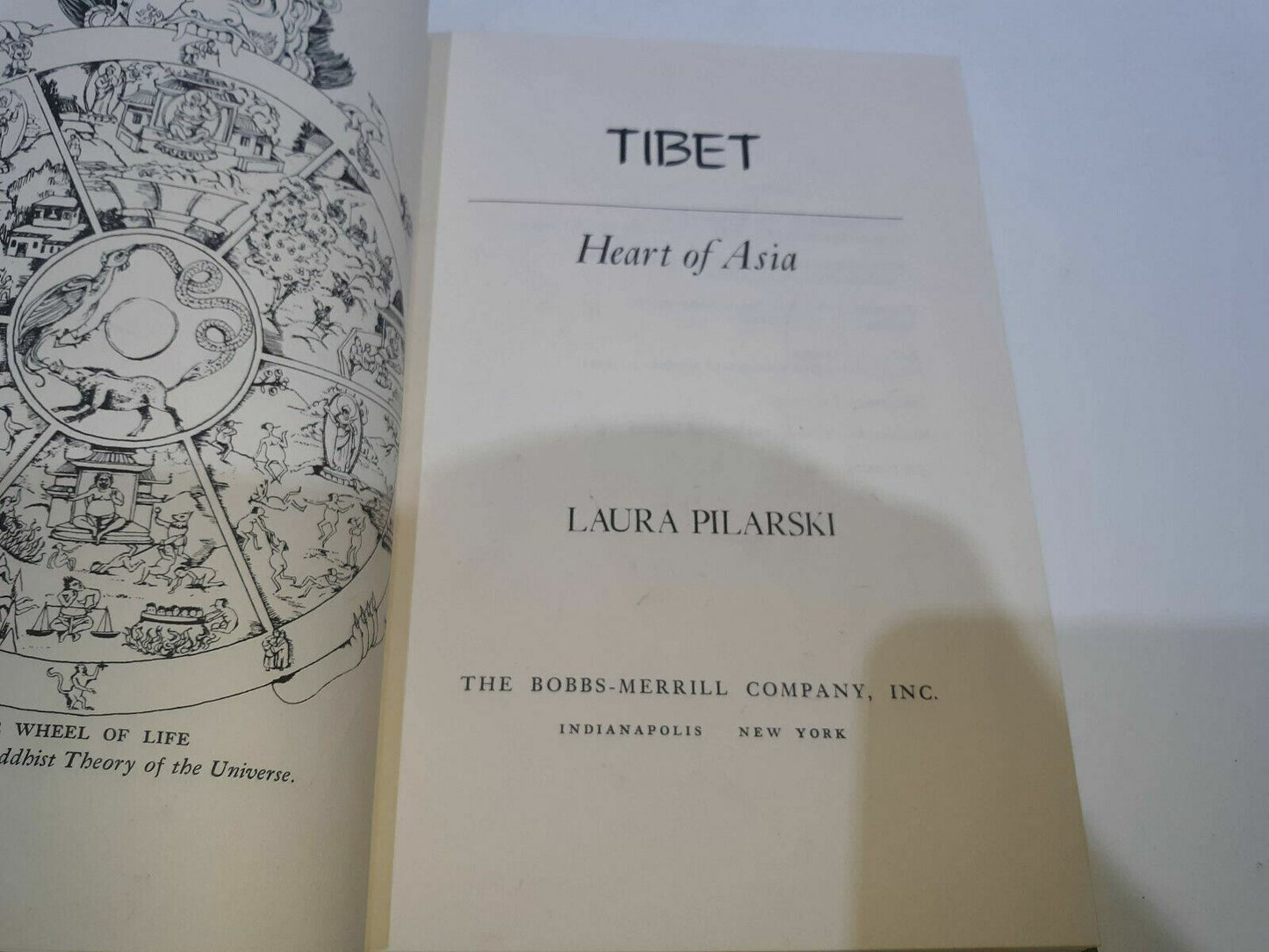 Tibet: Heart of Asia (Hardcover) by Laura Pilarski  Copyright 1974