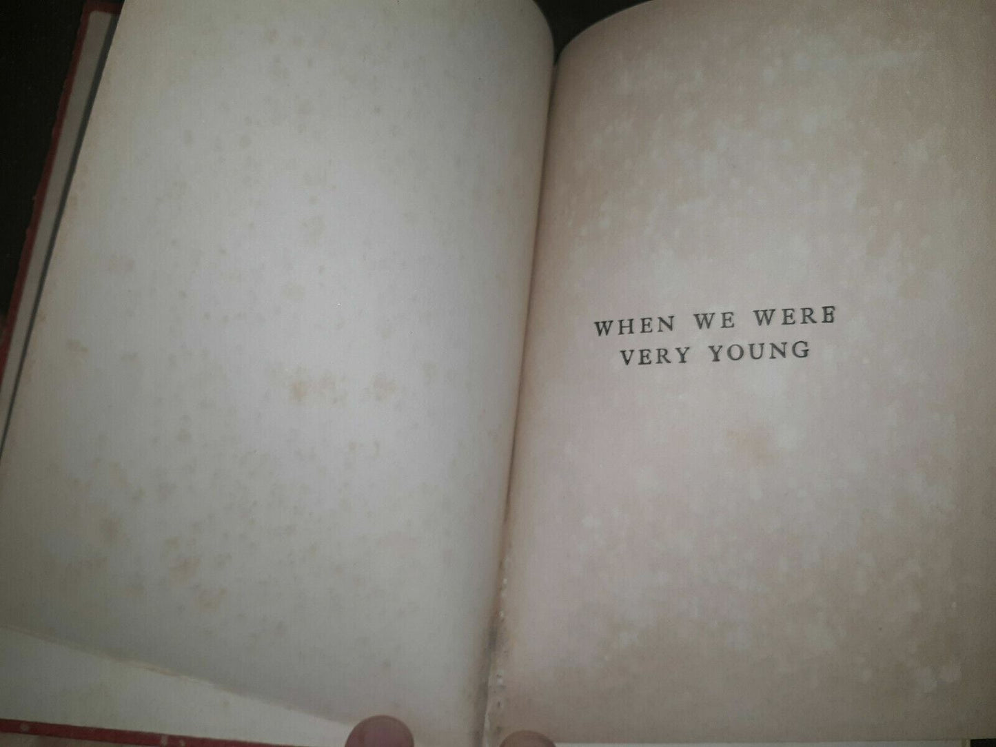 When We Were Very Young A A Milne April 1925, 24th Edition