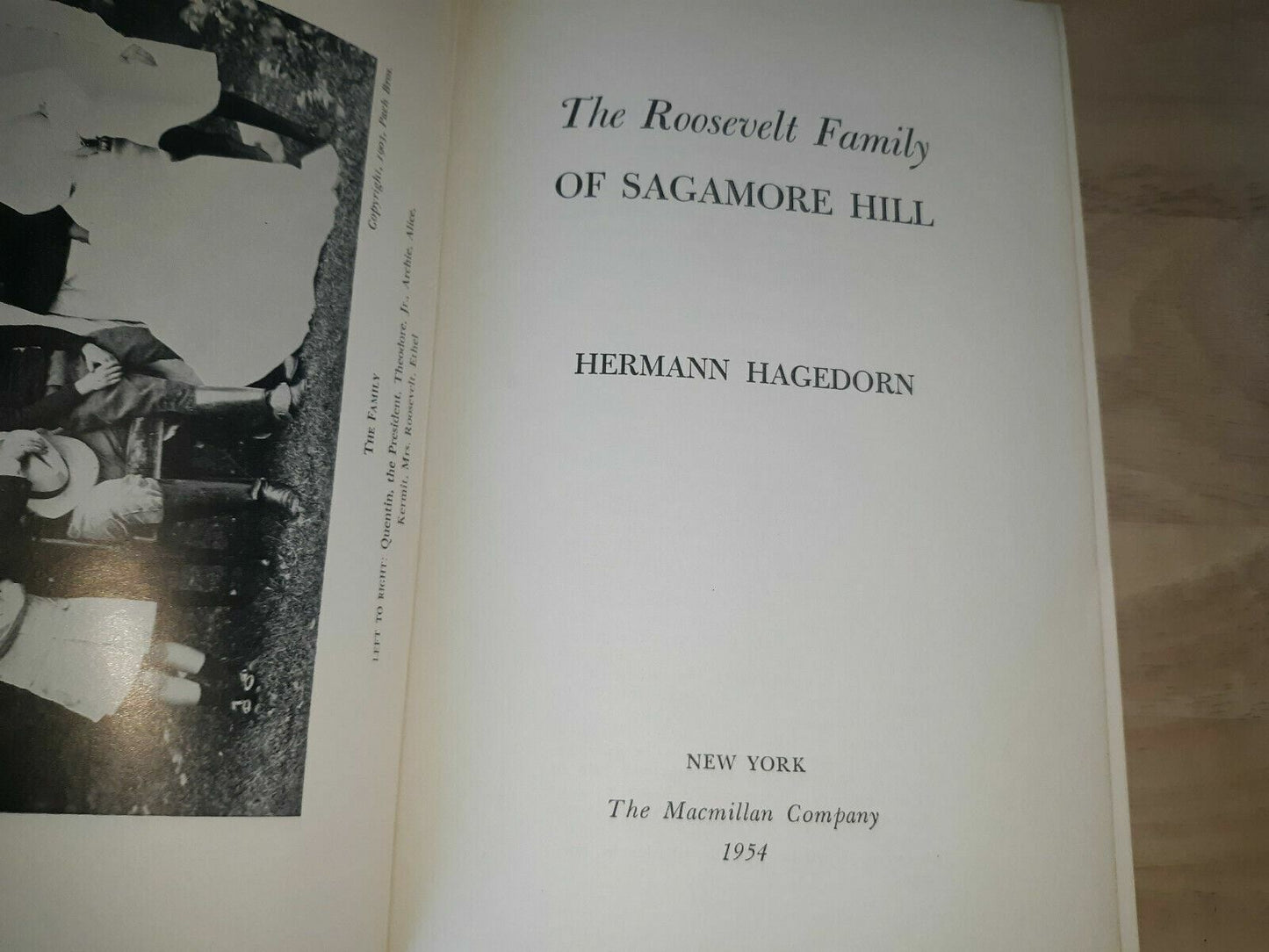 The Roosevelt Family of Sagamore Hill by Hermann Hagedorn - 1954