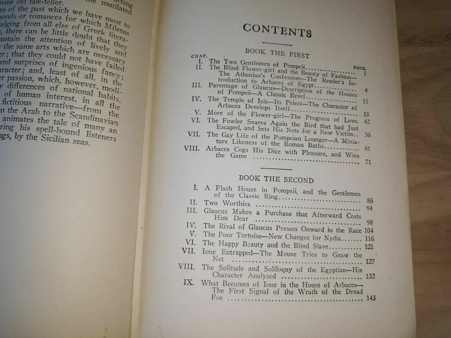 Vintage "The Last Days Of Pompeii" Sir Edward Bulwer Lytton -The Home Library