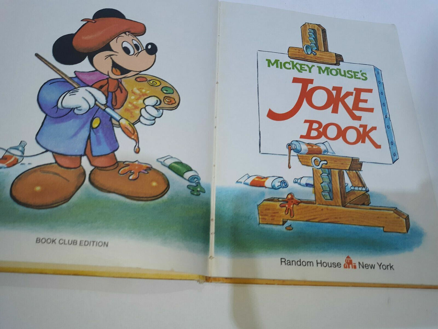 Vintage 1973 Mickey Mouse's JOKE BOOK Wonderful World of Reading