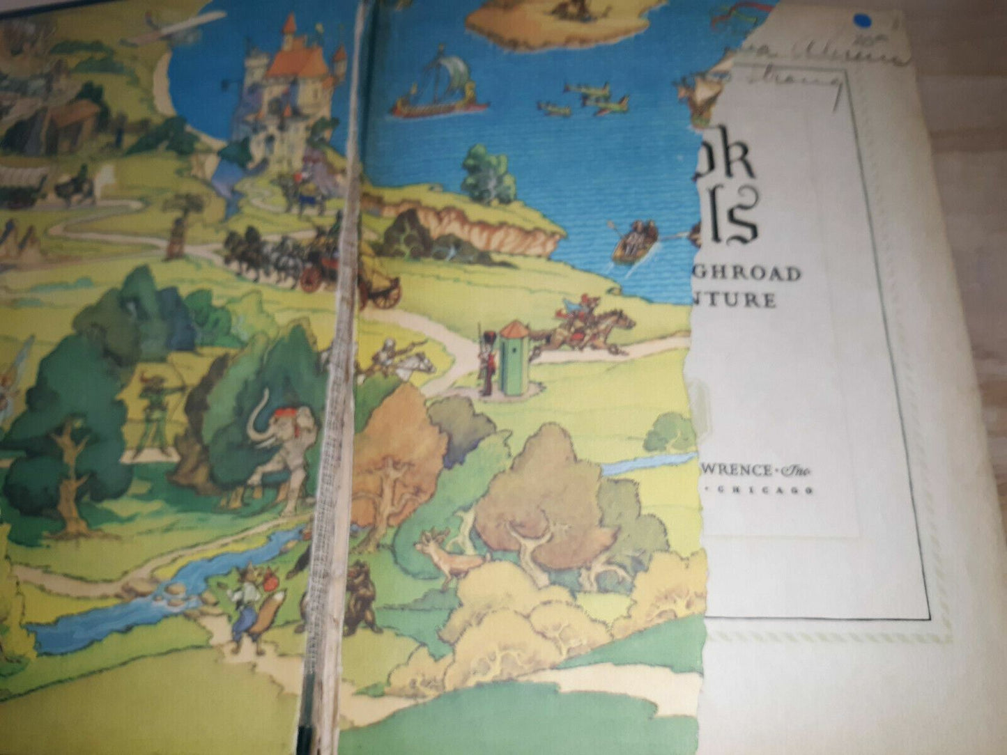 Vintage- Book Trails: On the Highroad to Adventure Vol. 4 1928