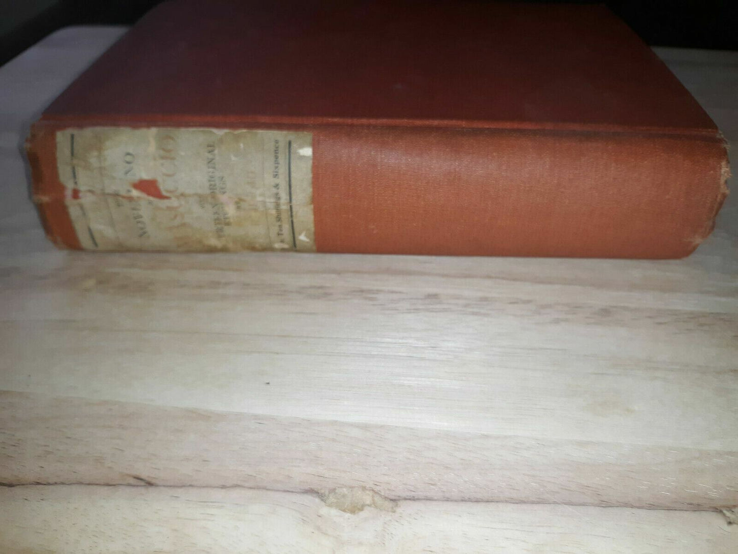 Vintage Hardcover Book - The Novellino of MASUCCIO by W G Waters