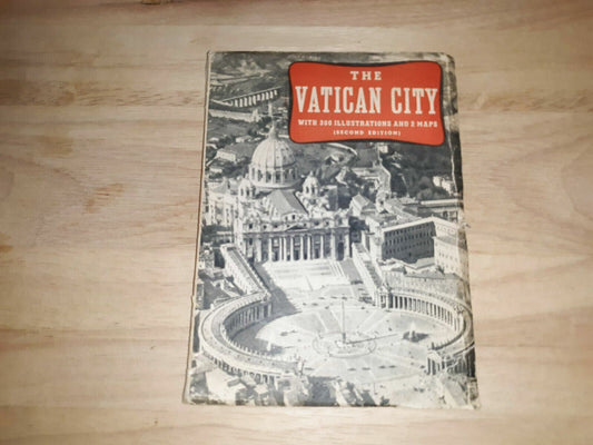 The Vatican City Guide Book 1944 Second Edition 300 Photos Soft Cover Book