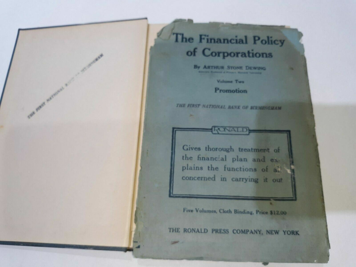 The Financial Policy of Corporations by Arthur Stone Dewing Vol 2 1921