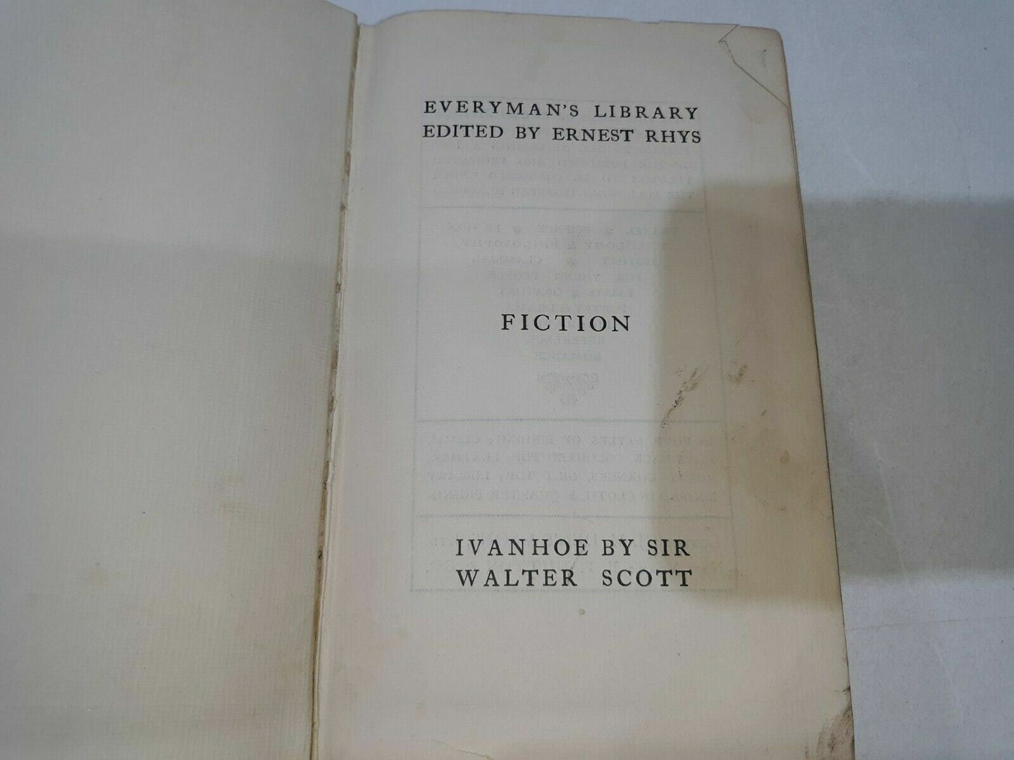 Ivanhoe: A Romance by Sir Walter Scott, Bart 1910 (B)