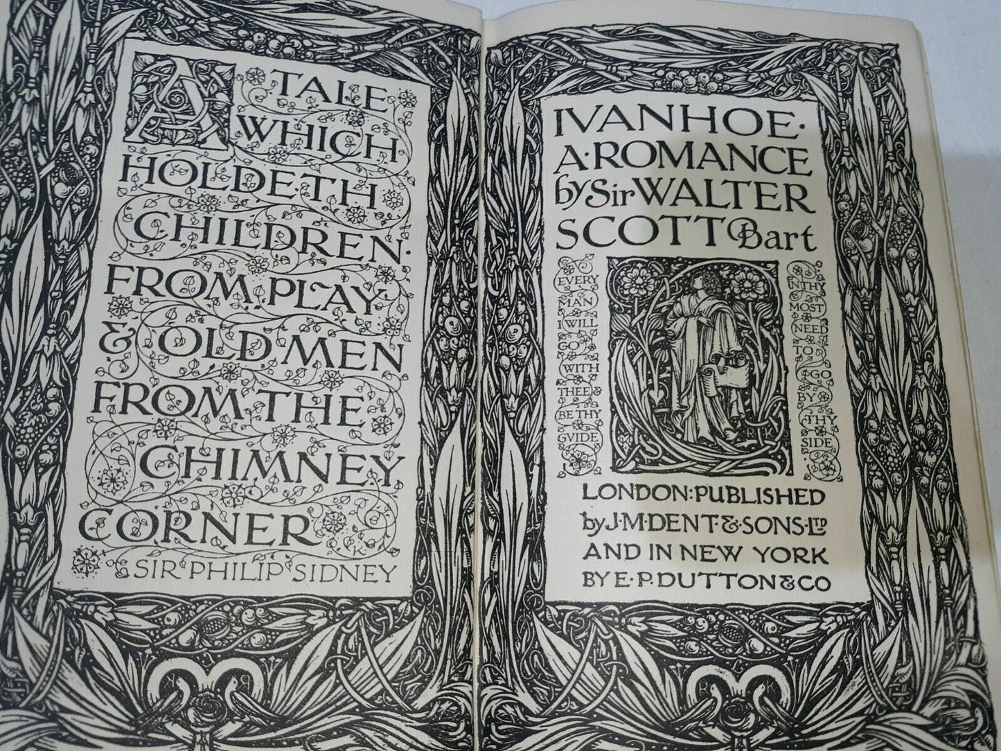 Ivanhoe: A Romance by Sir Walter Scott, Bart 1910 (B)