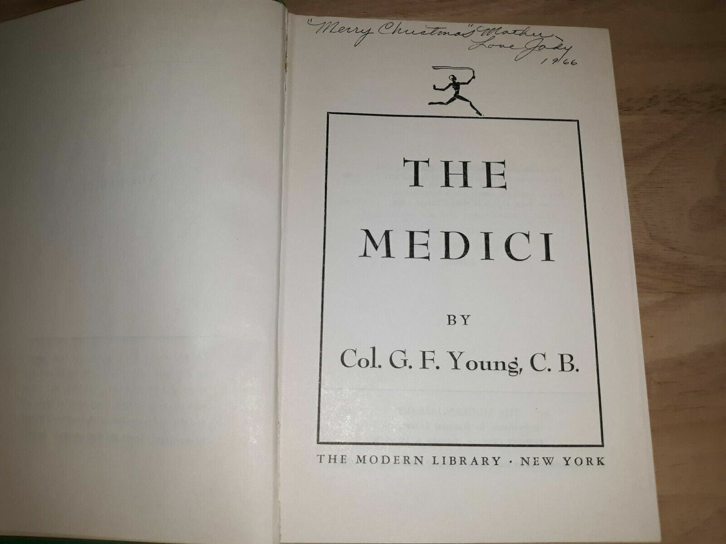 The Medici by Col G.F.Young The Modern Library